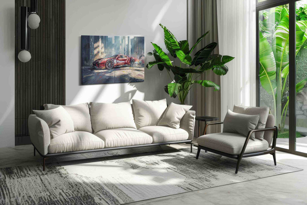 Velocity in Vivid Strokes - Canvas Wall Art