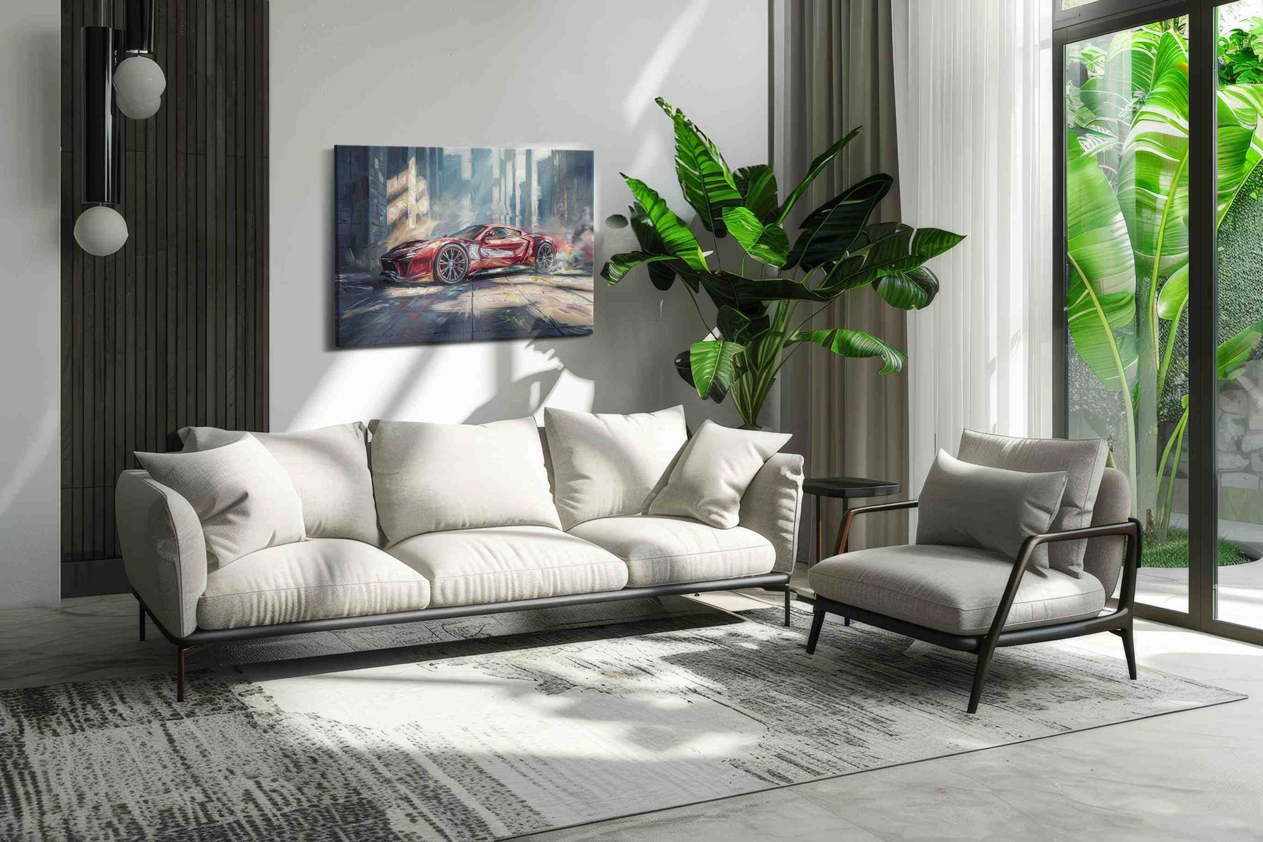 Velocity in Vivid Strokes - Canvas Wall Art