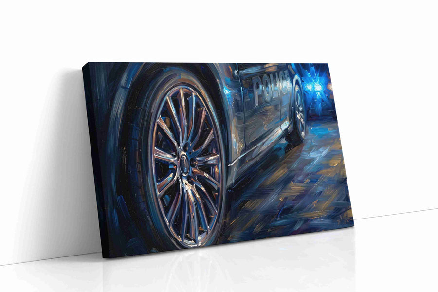 Velocity of Justice automobile canvas print, gallery-wrapped, ready to hang
