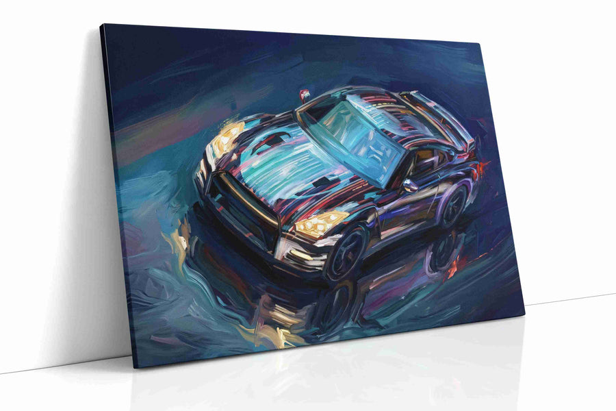 Vibrant Velocity Dream - Canvas Wall Art