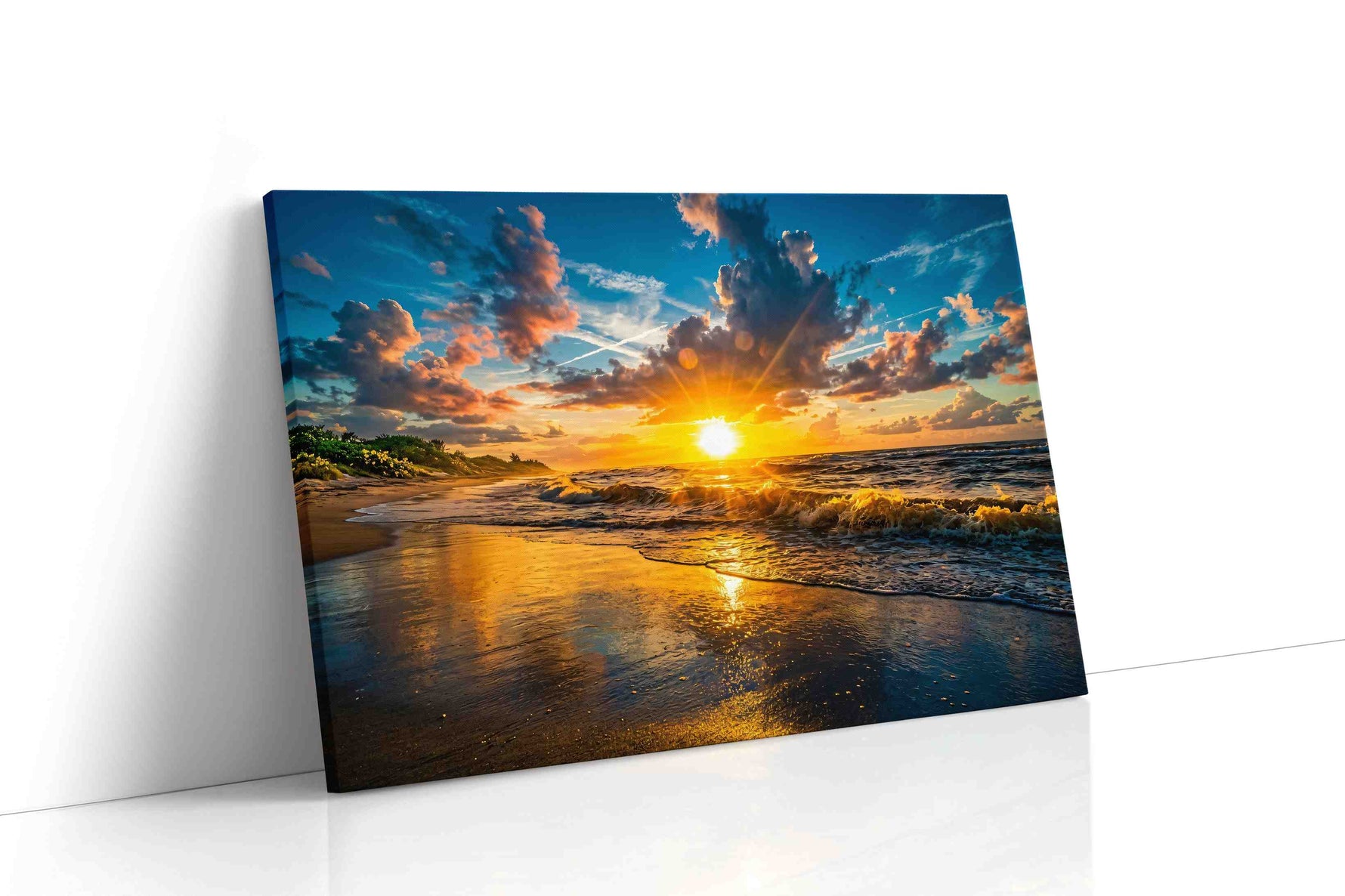 Radiant Horizon Dreamscape summer canvas print gallery-wrapped landscape canvas studio shot