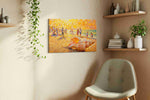 Sunlit Beach Reverie - Summer, Summer Wall Art, Seasonal Canvas Print, Bright Decor