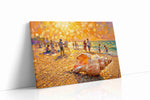Sunlit Beach Reverie summer canvas print, gallery-wrapped, ready to hang
