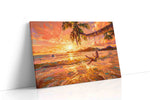 Sunset Serenade Swing summer canvas print gallery-wrapped landscape canvas studio shot