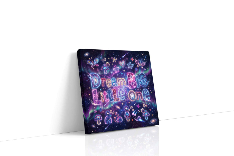 Cosmic Dreams of Wonder motivational canvas print, gallery-wrapped, ready to hang