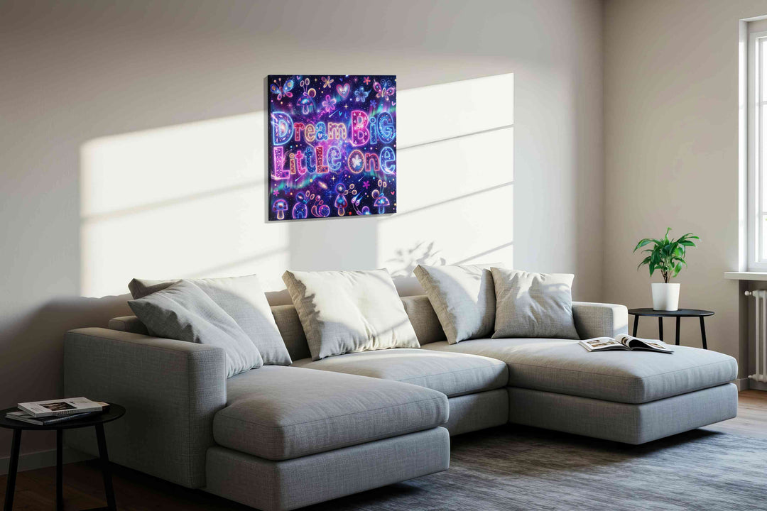Cosmic Dreams of Wonder - Motivational, Motivational Wall Art, Inspirational Canvas Print, Office Decor