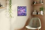 Cosmic Dreams of Wonder motivational canvas print, displayed in a living room