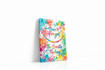 Chromatic Cheer motivational canvas print gallery-wrapped portrait canvas studio shot