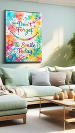 Chromatic Cheer - Motivational Wall Art, Inspirational Canvas Print, Office Decor