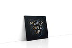 Cosmic Determination motivational canvas print gallery-wrapped square canvas studio shot