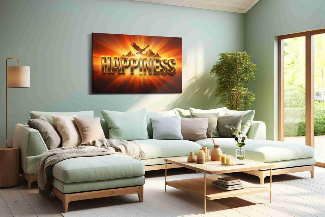 Eagle's Radiance - Motivational Wall Art, Inspirational Canvas Print, Office Decor