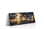 Empowering Horizons motivational canvas print gallery-wrapped landscape canvas studio shot