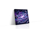 Galactic Dreams Unleashed motivational canvas print gallery-wrapped square canvas studio shot