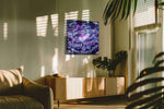 Galactic Dreams Unleashed motivational canvas print in a hung canvas mockup