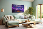 Galactic Inspiration Limitless - Motivational Wall Art, Inspirational Canvas Print, Office Decor