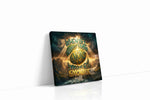 Lemonade Radiance motivational canvas print gallery-wrapped square canvas studio shot