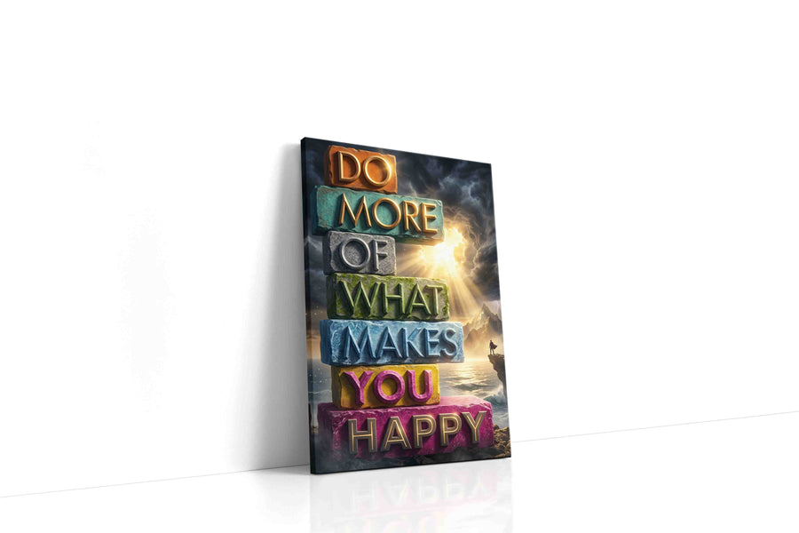 Pillars of Joyful Reflection motivational canvas print, gallery-wrapped, ready to hang