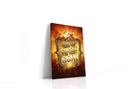 Steps Towards Glory motivational canvas print gallery-wrapped portrait canvas studio shot