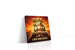 Summit of Dreams motivational canvas print gallery-wrapped square canvas studio shot