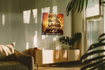 Summit of Dreams motivational canvas print, on wall, lifestyle preview