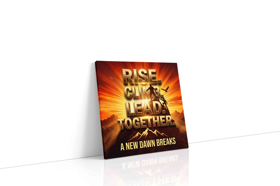 Summit of Dreams motivational canvas print, gallery-wrapped, ready to hang