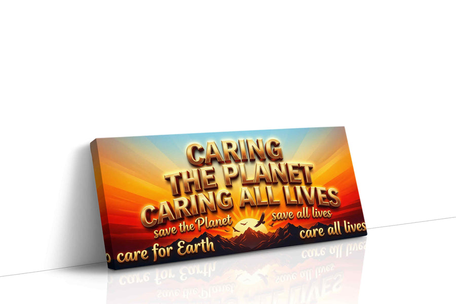 Sunrise of Unity motivational canvas print, gallery-wrapped, ready to hang