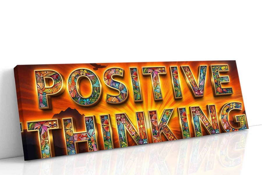 Vibrant Mindscape motivational canvas print, gallery-wrapped, ready to hang