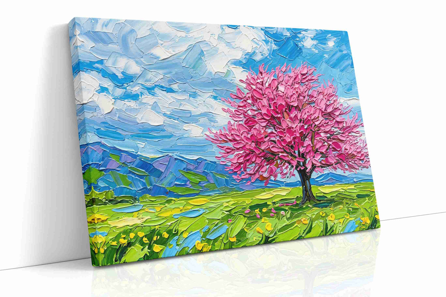 Blossom Symphony in Spring spring canvas print, gallery-wrapped, ready to hang