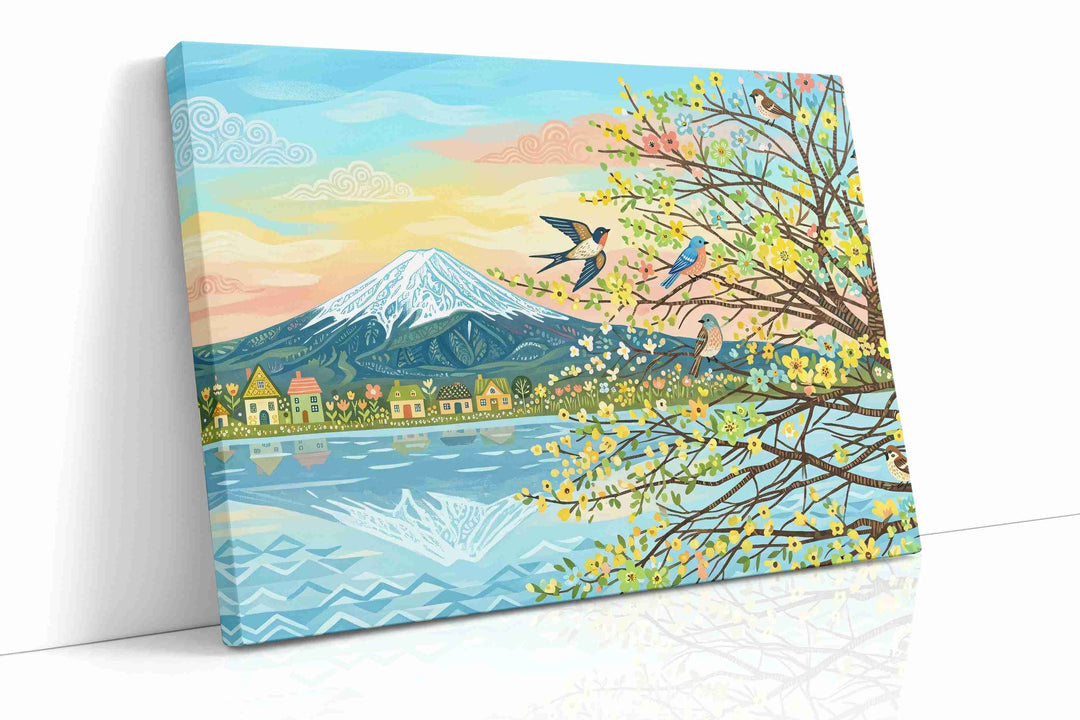 Serenade of Springtime Bliss - Spring, Spring Wall Art, Seasonal Canvas Print, Fresh Decor
