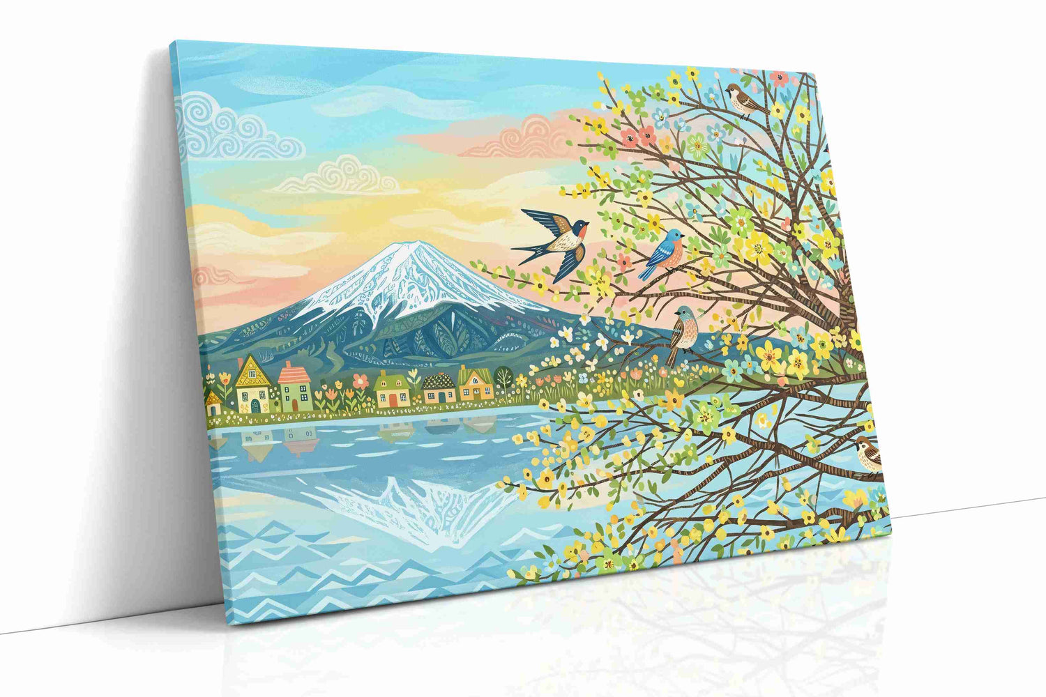 Serenade of Springtime Bliss spring canvas print, gallery-wrapped, ready to hang