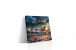 Blaze of Triumph sports canvas print, gallery-wrapped, ready to hang