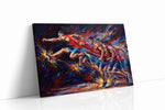 Eruption of Motion sports canvas print gallery-wrapped landscape canvas studio shot