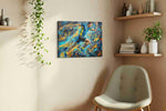 Momentum of the Sprint sports canvas print, displayed in a living room