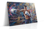 Punching Through Colors sports canvas print, gallery-wrapped, ready to hang