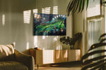 The Keeper's Leap sports canvas print in a contemporary interior mockup