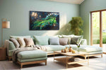 The Keeper's Leap sports canvas print, hanging on wall