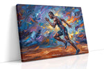 The Unstoppable Sprint sports canvas print, gallery-wrapped, ready to hang