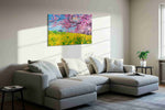 Blossoms in Vibrant Spring Symphony spring canvas print, gallery-wrapped, ready to hang — view 2