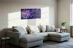 Cosmic Unity motivational canvas print, displayed in a living room
