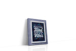 Echoes of Positivity typography canvas print gallery-wrapped portrait canvas studio shot