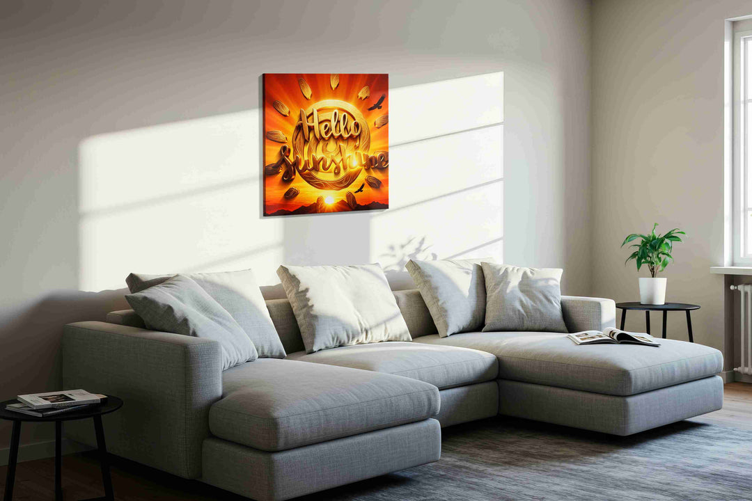 Golden Dawn Radiance - Motivational, Motivational Wall Art, Inspirational Canvas Print, Office Decor
