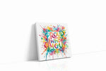 Radiant Self Affirmation motivational canvas print, gallery-wrapped, ready to hang