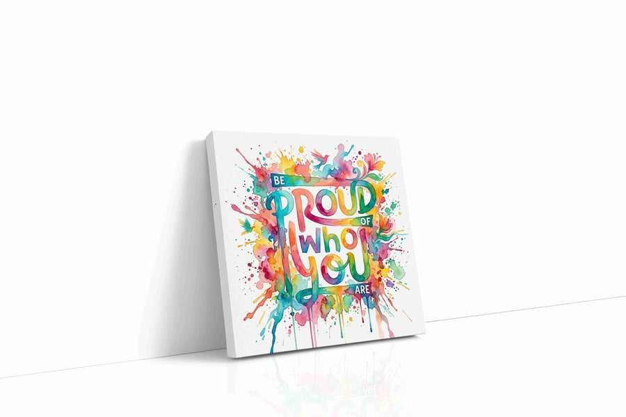 Radiant Self Affirmation motivational canvas print, gallery-wrapped, ready to hang