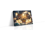 Radiant Storm Serenity motivational canvas print gallery-wrapped landscape canvas studio shot