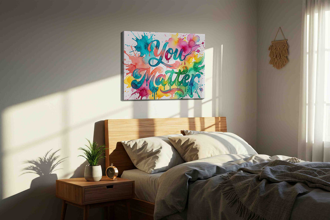 Vibrant Affirmations - Motivational, Motivational Wall Art, Inspirational Canvas Print, Office Decor