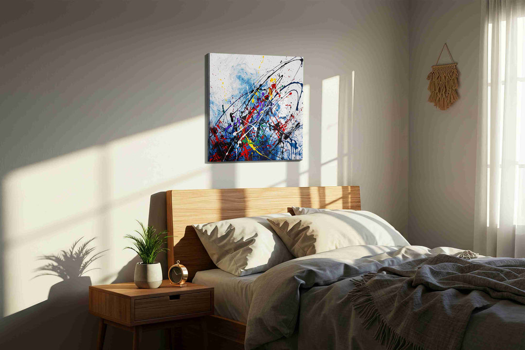 Celestial Whirlwind Symphony - Abstract Art, Modern Wall Art, Contemporary Canvas Art
