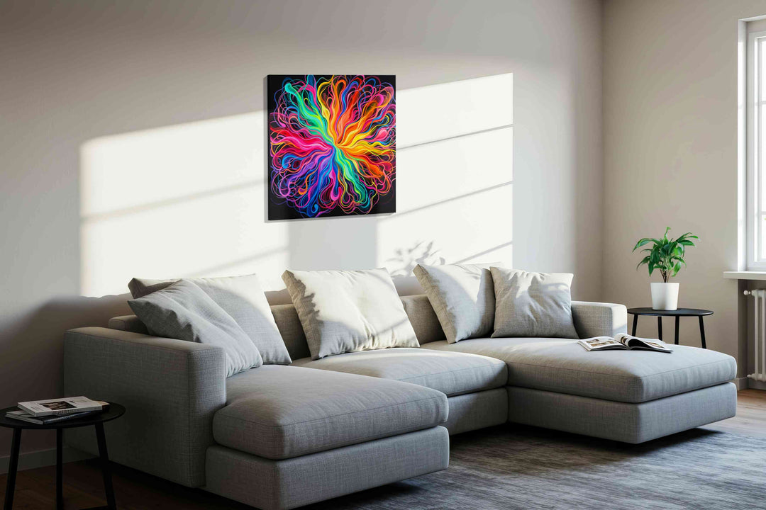 Eternal Vortex of Color - Abstract Art, Modern Wall Art, Contemporary Canvas Art