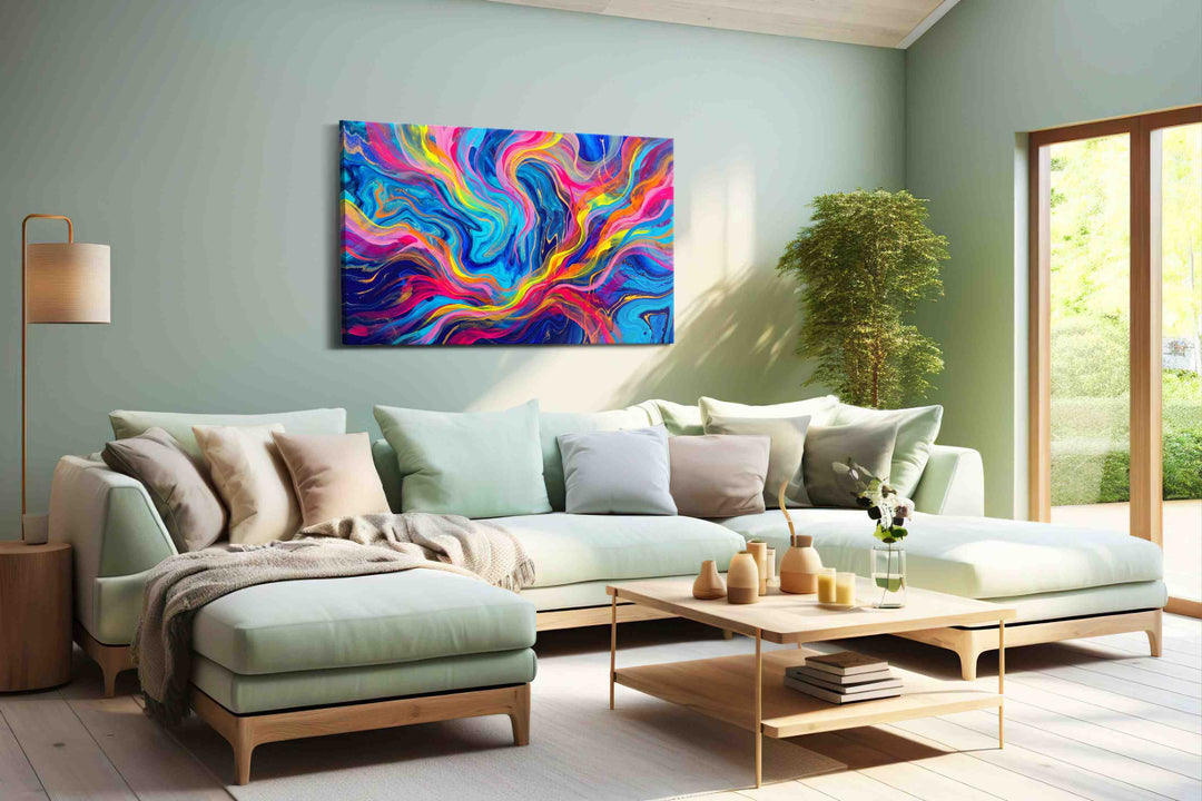 Ethereal Color Symphony - Abstract Art, Modern Wall Art, Contemporary Canvas Art