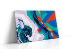 Vibrant Harmonies abstract canvas print, gallery-wrapped, ready to hang