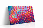 Vibrant Whirlwind Symphony abstract canvas print, gallery-wrapped, ready to hang